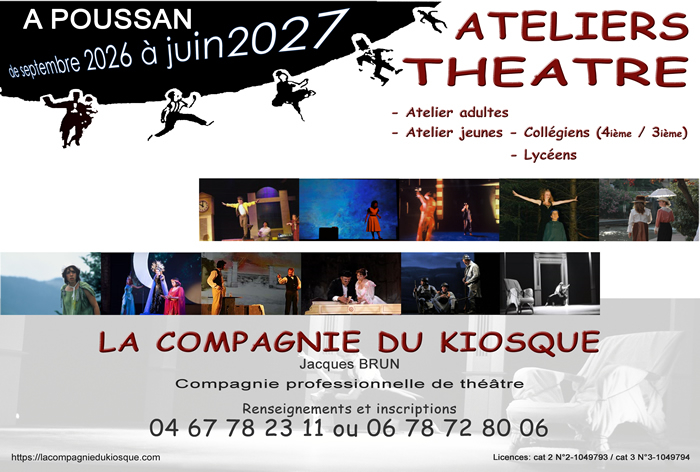 ATELIERS THÉÂTRE 2026-2027