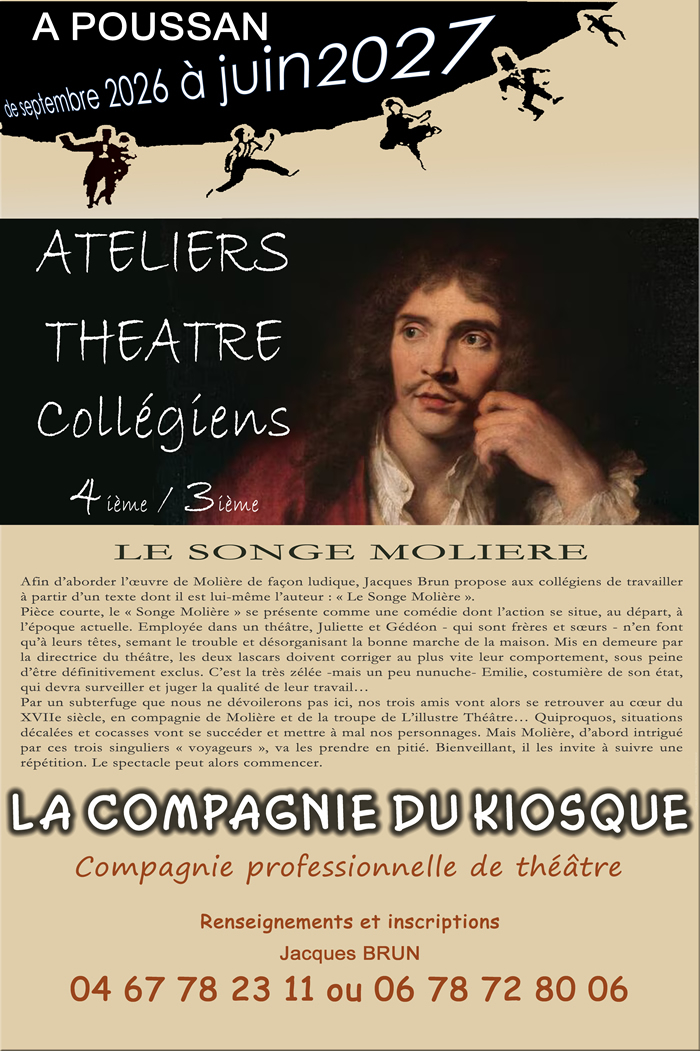ATELIER COLLÉGIENS "LE SONGE MOLIÈRE"